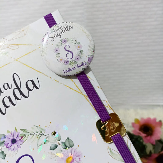 Bíblia Personalizada Lilás sem abas
