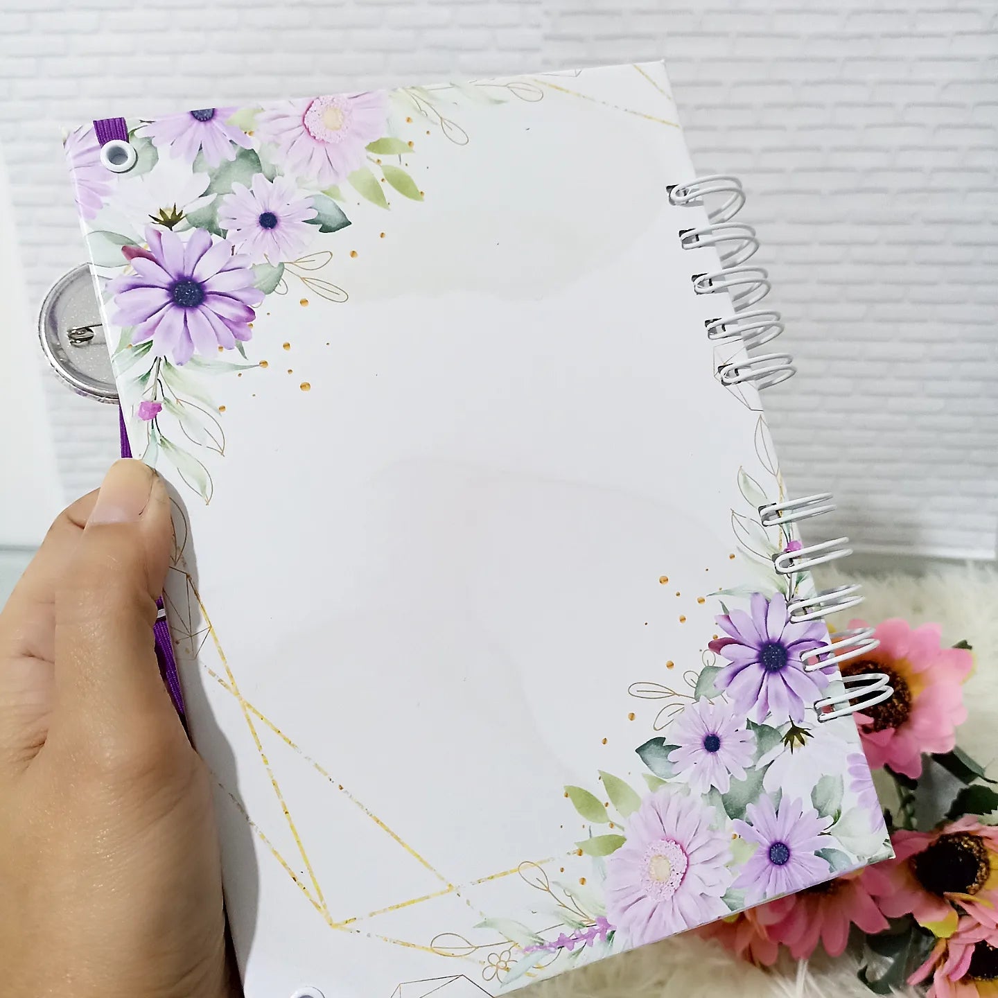 Bíblia Personalizada Lilás sem abas